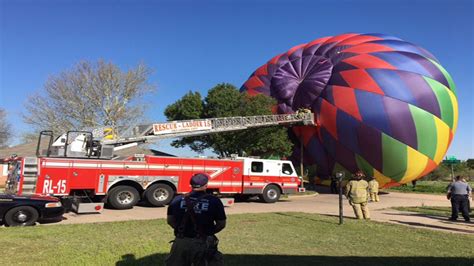burning hot air balloon incident